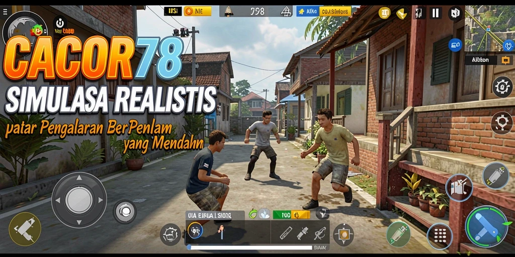 Tangkapan layar menampilkan interaksi mendalam dalam gameplay CACOR78.