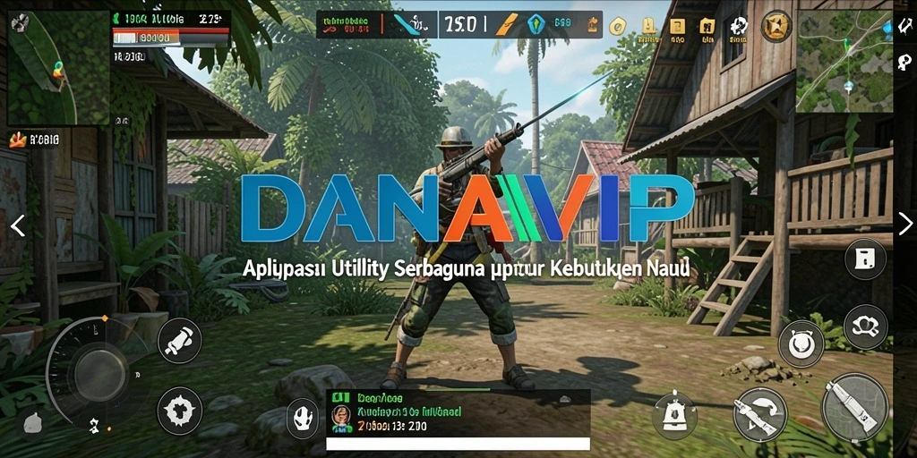 Tampilan antarmuka aplikasi DANAVIP yang modern dan intuitif.