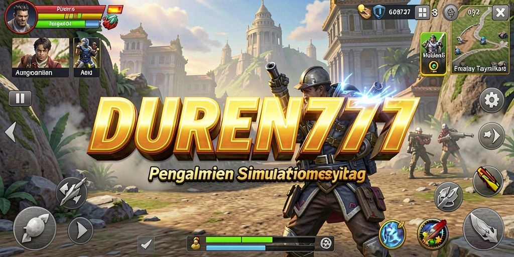 Screenshot menampilkan gameplay DUREN777 yang menarik dan interaktif.