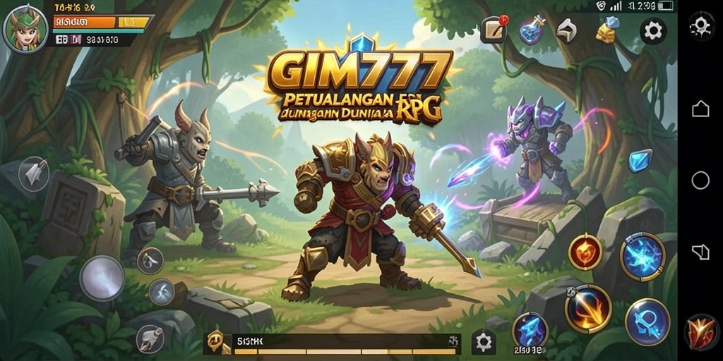 Screenshot gameplay GIM777 yang menunjukkan aksi pertarungan mendebarkan.