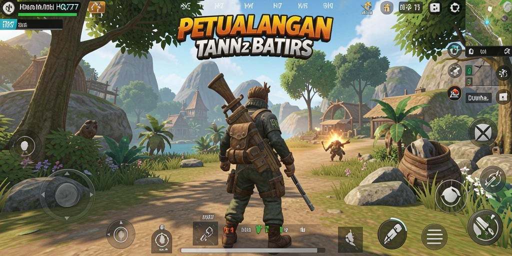 Screenshot HQ777 menampilkan gameplay seru dalam dunia terbuka.