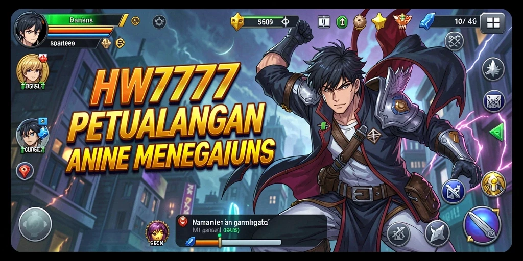 Tampilan menarik dari gameplay HW777 yang menegangkan.
