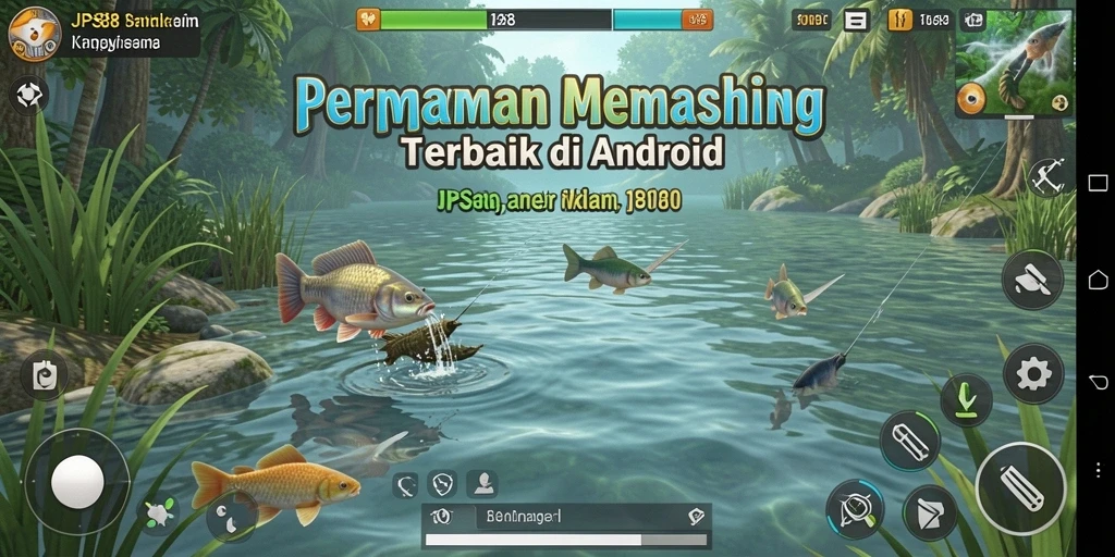 Tampilan menawan dari gameplay JPS88 saat menangkap ikan.