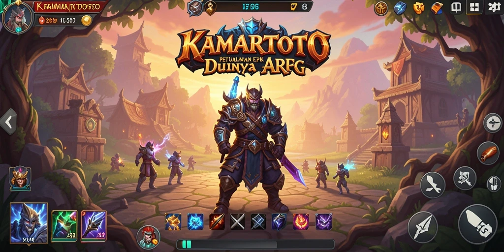 Tampilan gameplay ARPG KAMARTOTO yang mendebarkan dan penuh aksi.