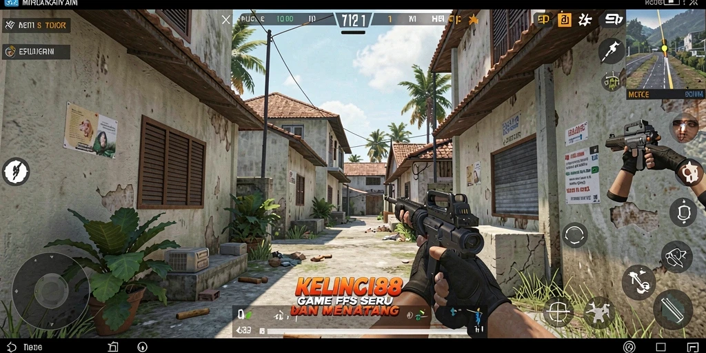 Gameplay intens KELINCI88 dengan aksi menembak yang seru.