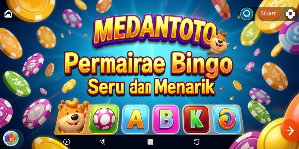 Tampilan gameplay Bingo yang menarik dan interaktif.