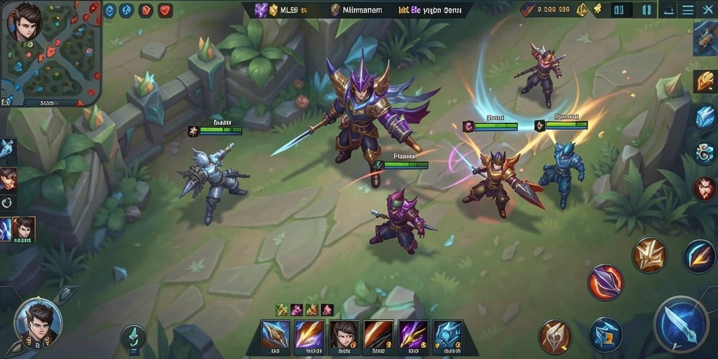Tampilan gameplay MLBB8 yang menarik dan berwarna.