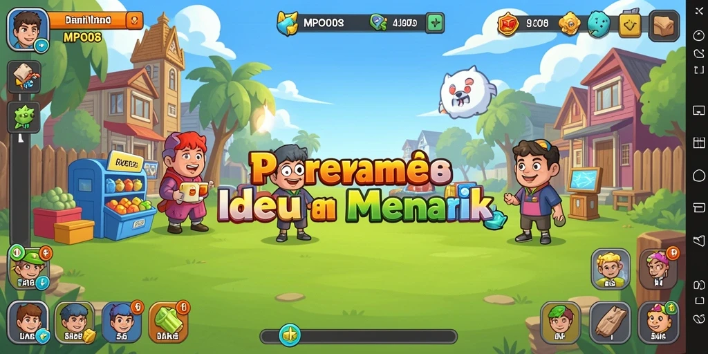Tampilan menarik dari gameplay MPO08 yang seru dan menghibur.