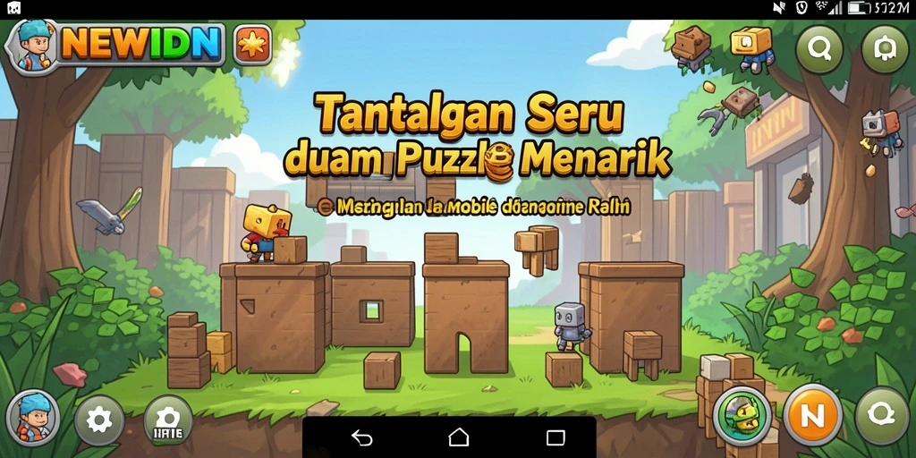 Tampilan gameplay NEWIDN yang menarik dan menantang.
