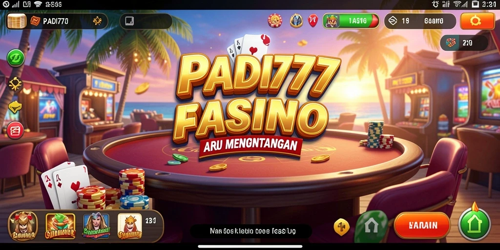 Tampilan menarik dari gameplay Kasino PADI777 yang seru.