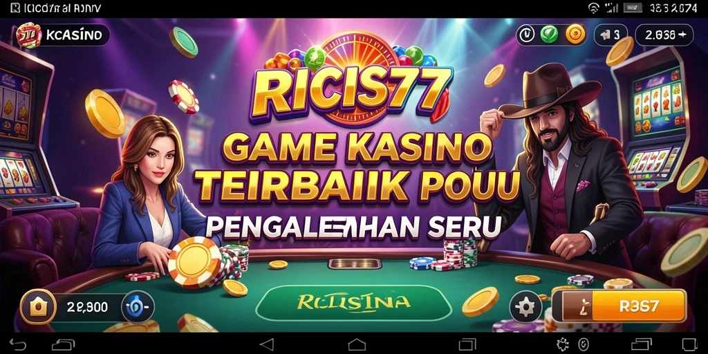 Tampilan gameplay RICIS77 yang mendebarkan dalam suasana Kasino.