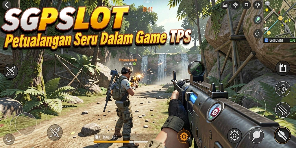 Tangkapan layar menampilkan aksi seru dalam SGPSLOT dengan gameplay TPS.
