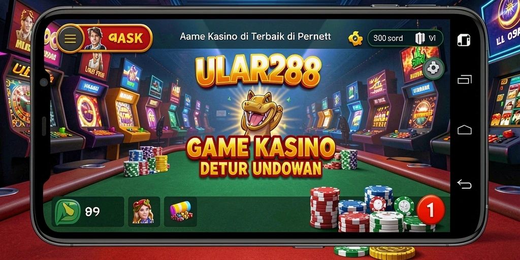 Tampilan grafik dan gameplay seru di ULAR288.