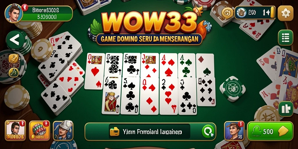 Gameplay seru di WOW33 dengan tampilan menarik.